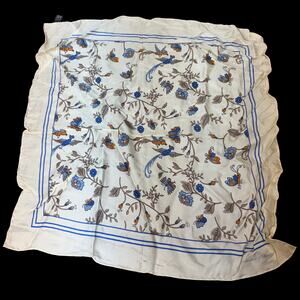 Turnbull and Asser Vintage Silk Handkerchief Bandana Pocket Square Scarf 18"